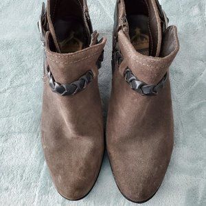 Crown Vintage - Brown Suede Ankle Boots - NWT